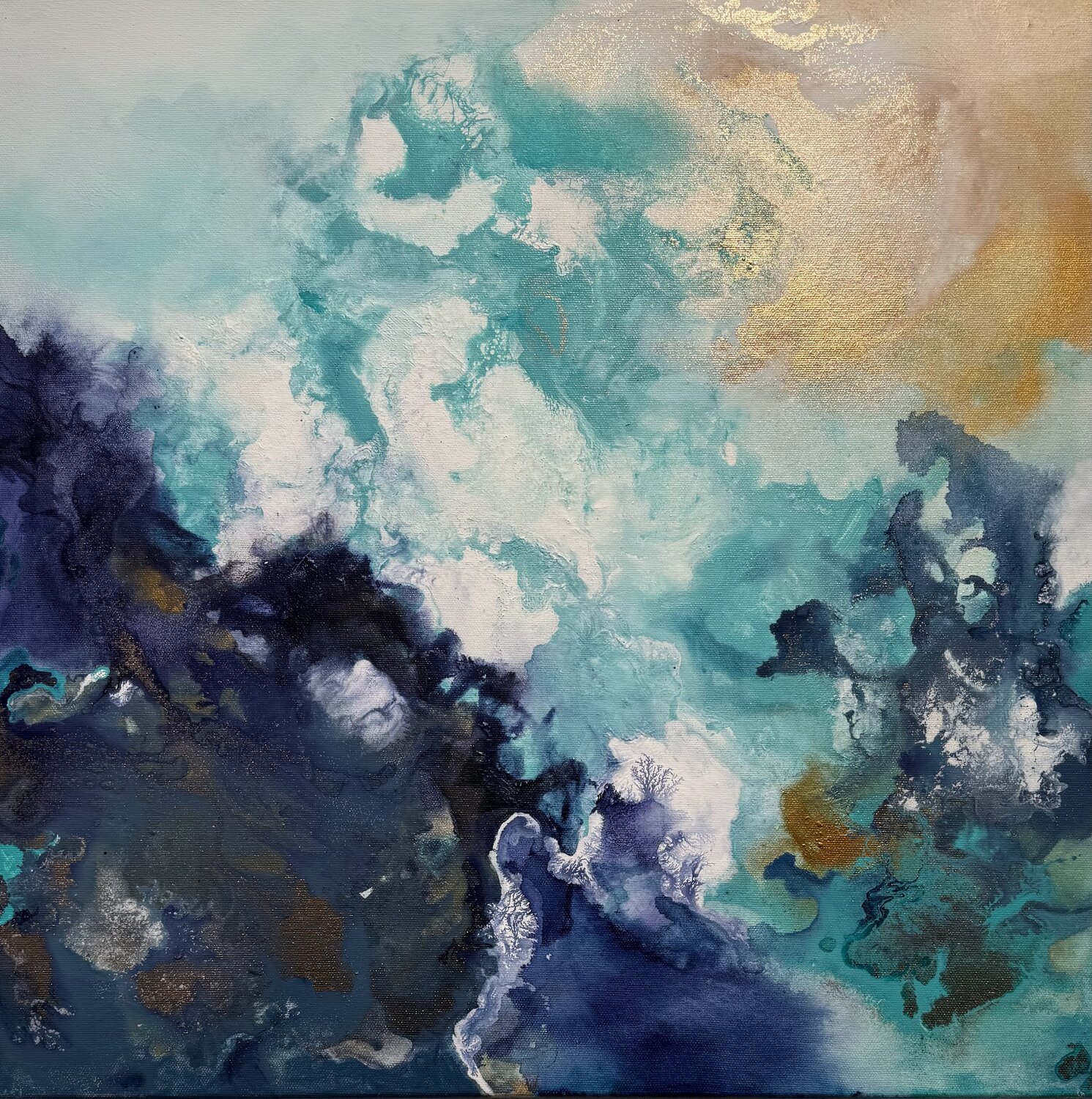 Tracce d ´oro Marion Kotyba Original painting for sale