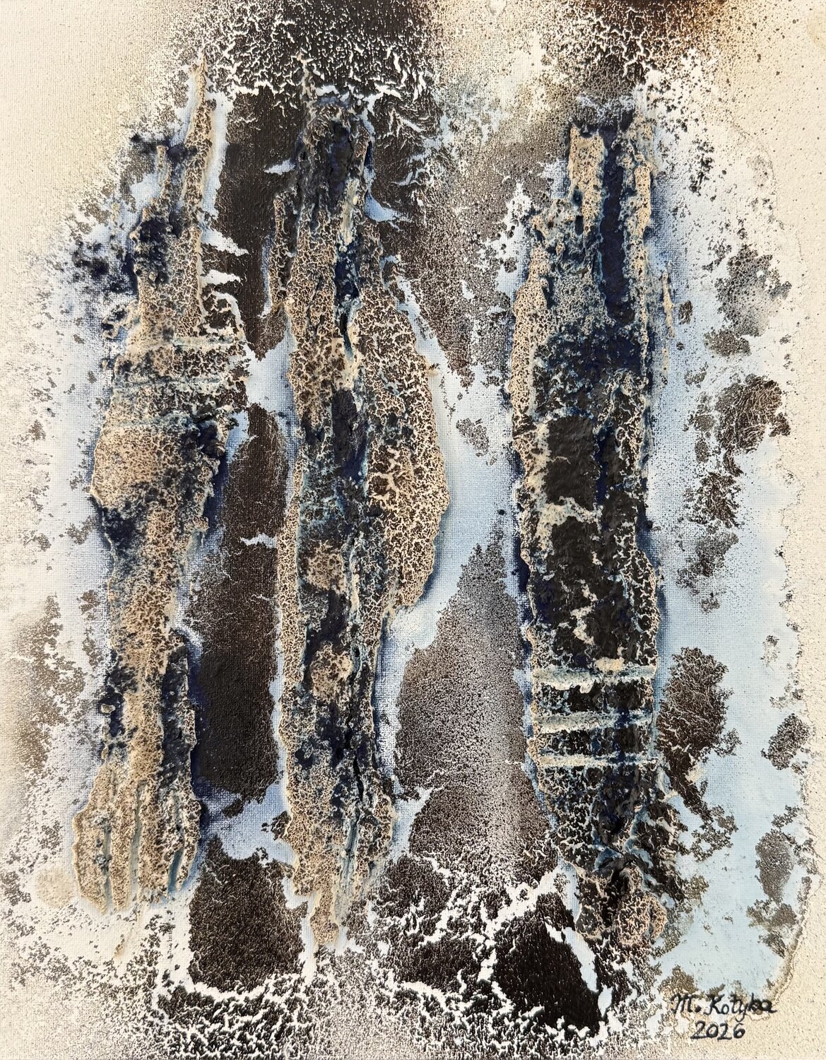 Bituminoso IV Marion Kotyba Original painting for sale