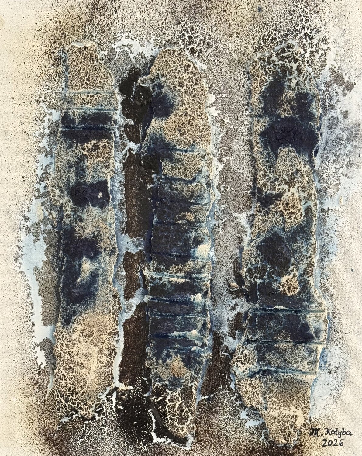 Bituminoso V Marion Kotyba Original painting for sale