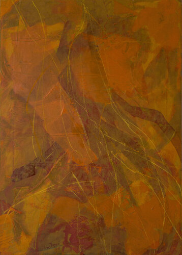 Warmes Rauschen by Uwe Beyer, Painting for Sale on Select