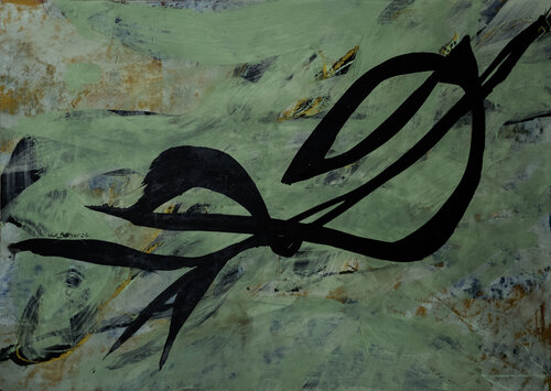 Liane by Uwe Beyer, Painting for Sale on Select