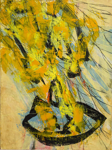 Zweiglicht II by Uwe Beyer, Painting for Sale on Select