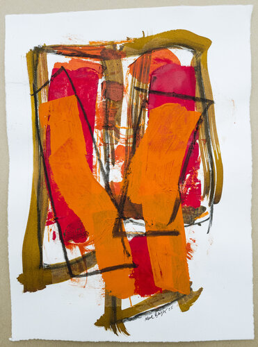 Aus dem Rahmen by Uwe Beyer, Painting for Sale on Select