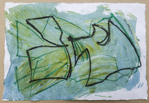 Bewegt by Uwe Beyer, Painting for Sale on Select
