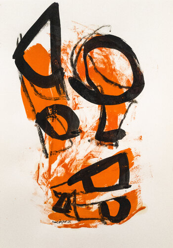 Fallend by Uwe Beyer, Painting for Sale on Select