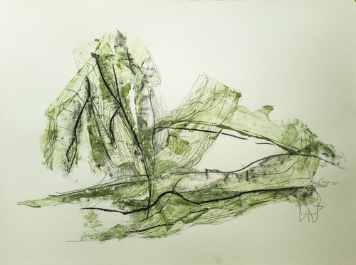 Faltungen by Uwe Beyer, Painting for Sale on Select