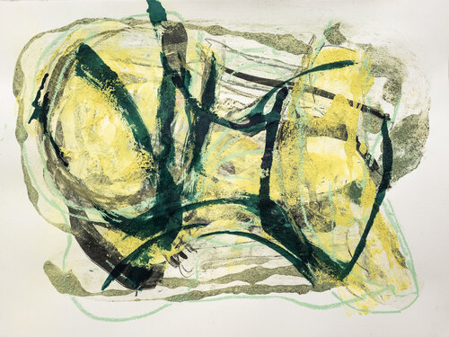 Spuren im Netz by Uwe Beyer, Painting for Sale on Select