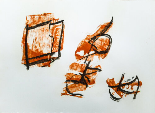 Cadmium-Fragmentation by Uwe Beyer, Painting for Sale on Select