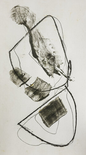 Schleifengefüge by Uwe Beyer, Painting for Sale on Select