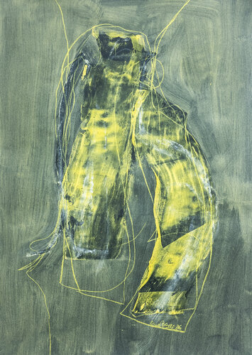 Schleife by Uwe Beyer, Painting for Sale on Select