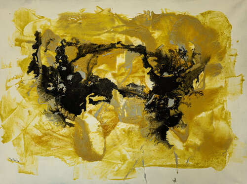 Eruptive Resonanz by Uwe Beyer, Painting for Sale on Select