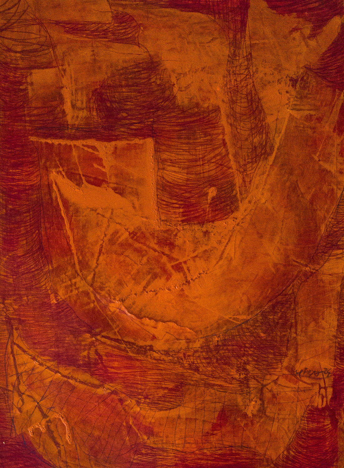 Verwoben Uwe Beyer Original painting for sale