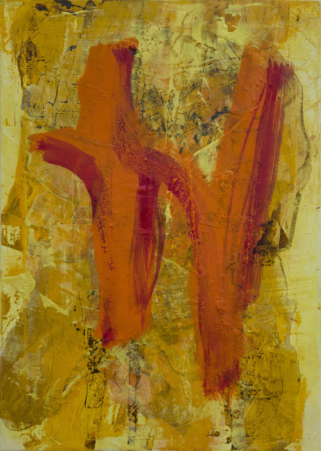 Zeichen Uwe Beyer Original painting for sale