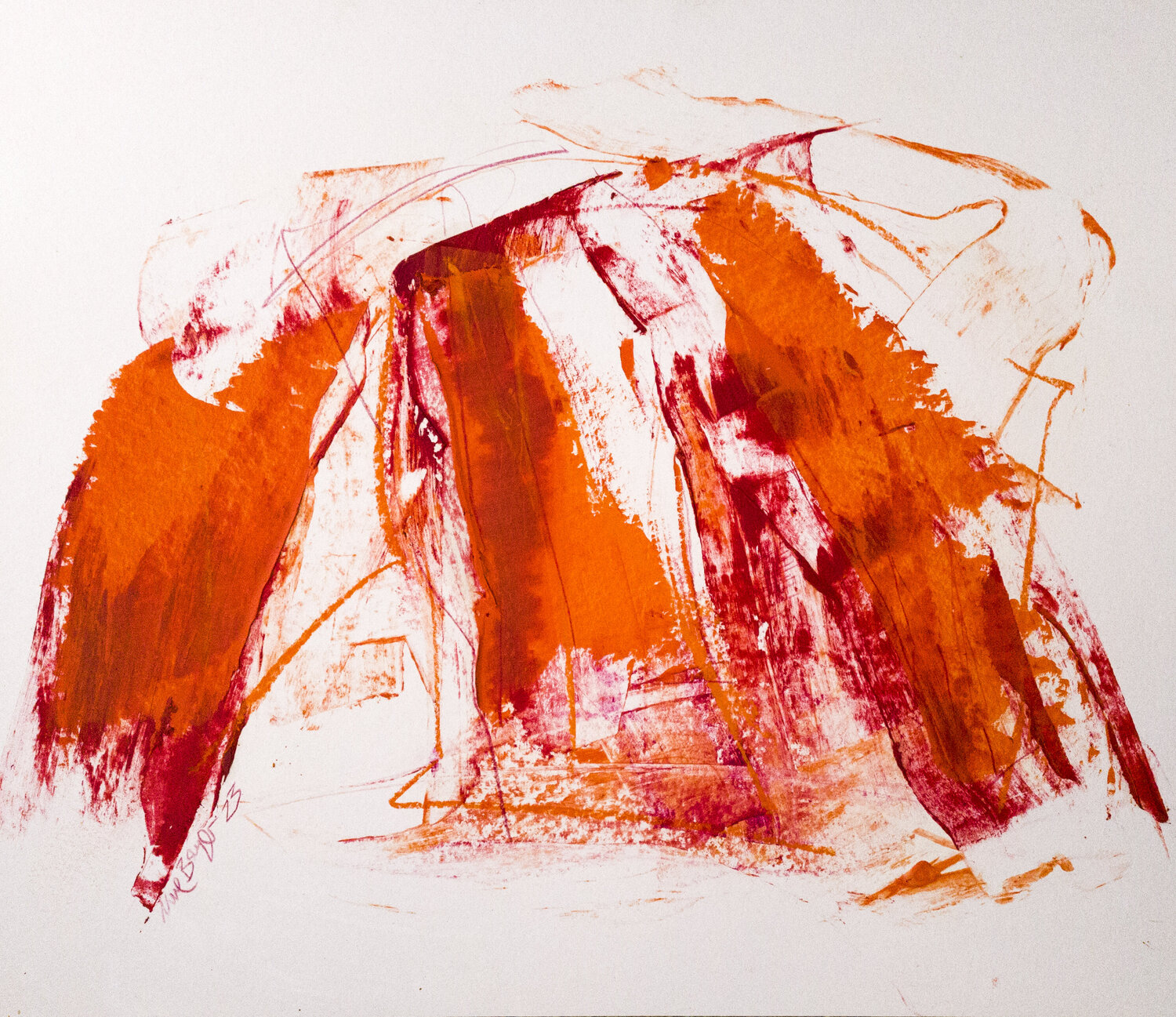 Fetzen Uwe Beyer Original painting for sale