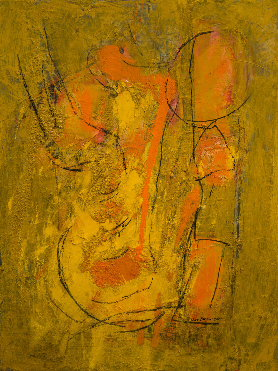 Beginn Uwe Beyer Original painting for sale