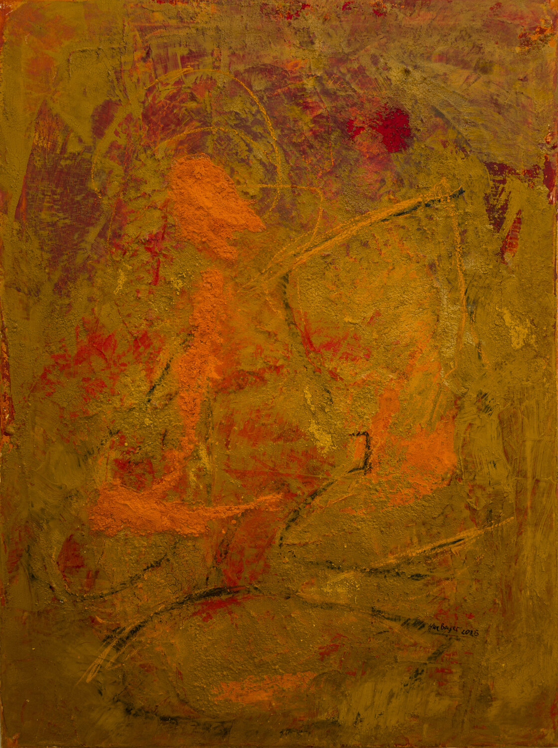 Übergang Uwe Beyer Original painting for sale