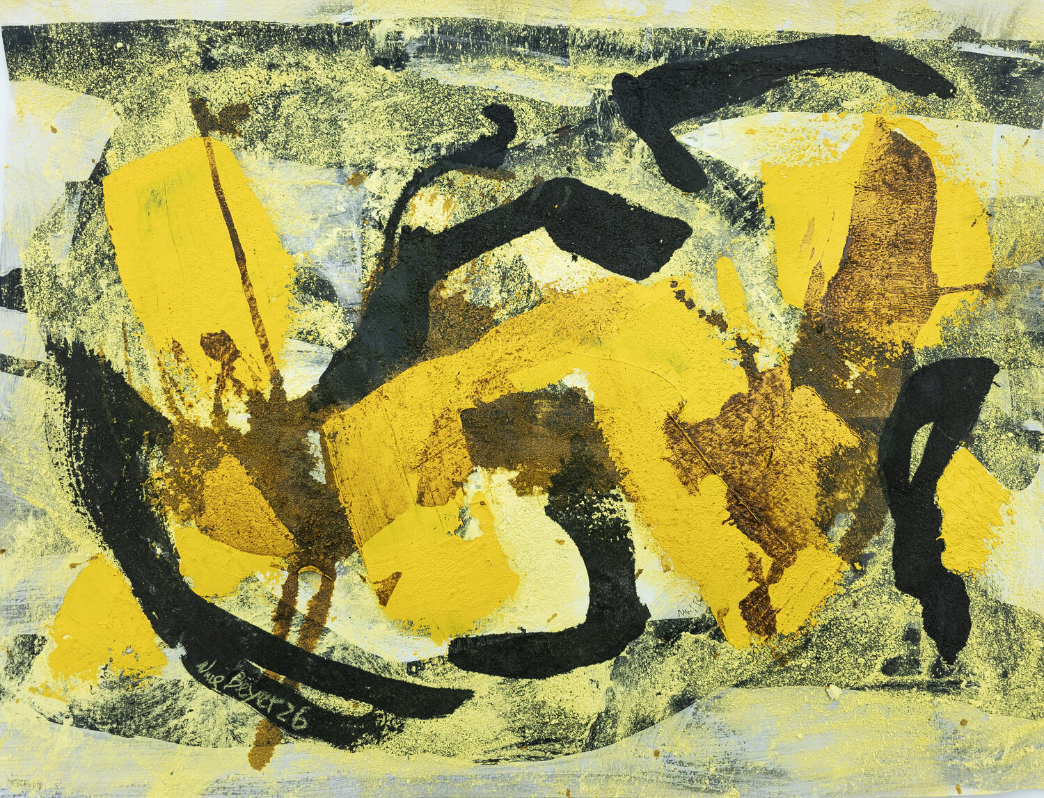 Turbulenz Uwe Beyer Original painting for sale