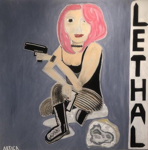 She's Lethal by Kerry Campbell, Painting for Sale on Select
