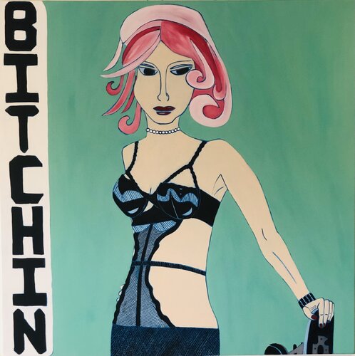 She's Bitchin by Kerry Campbell, Painting for Sale on Select
