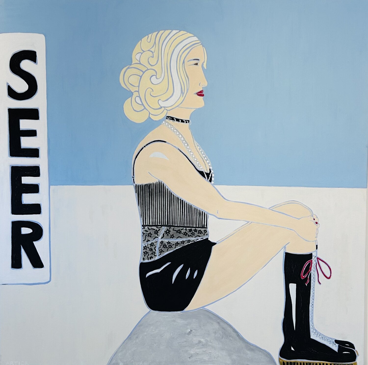 Seer Kerry Campbell Original painting for sale