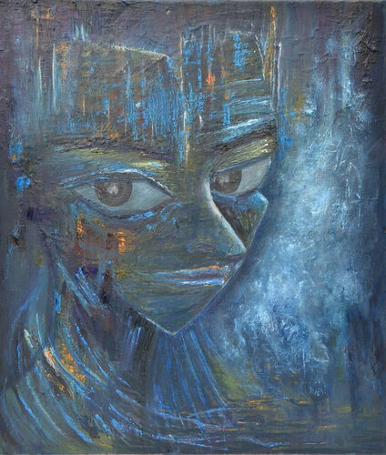 Portrait Of Perception -04 by Sadaf Faraz, Painting for Sale on Select