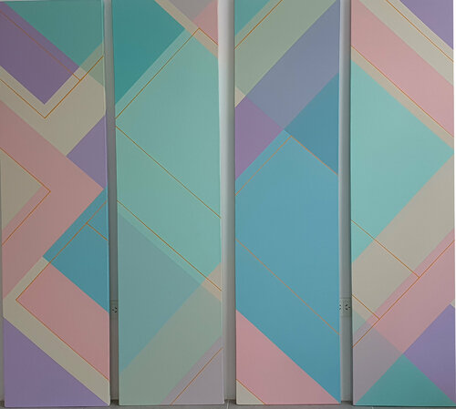 Turks & Rose by Alejandra Repetto Escardó, Painting for Sale on Select