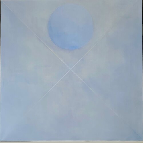 MOON by Alejandra Repetto Escardó, Painting for Sale on Select