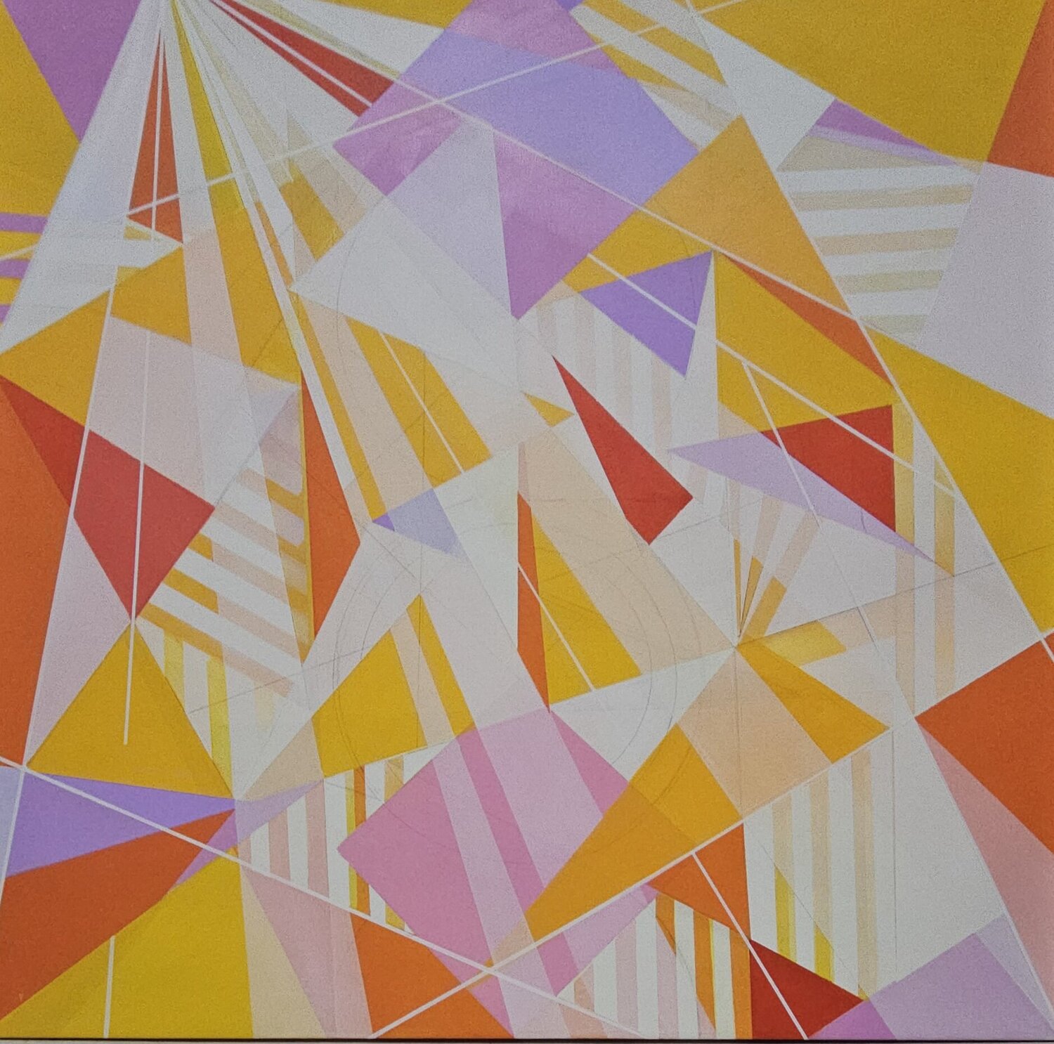 Yellow in spring Alejandra Repetto Escardó Original painting for sale