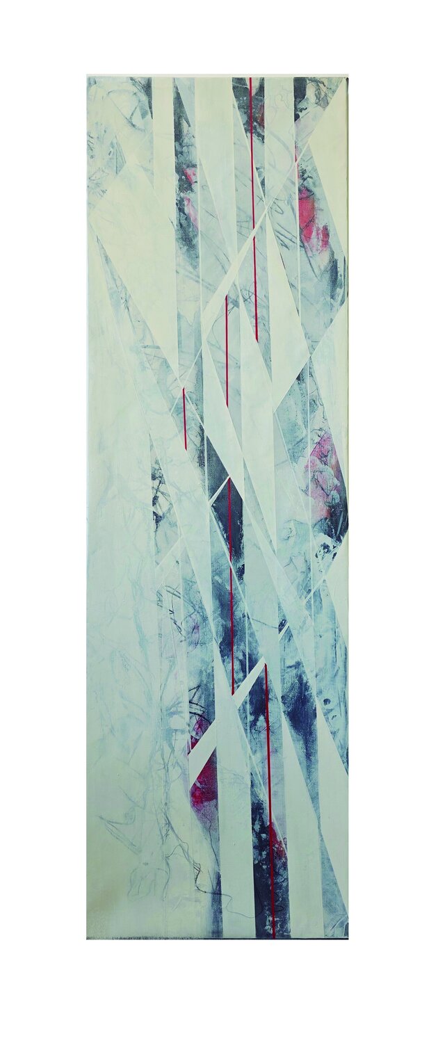 Arlequino in white Alejandra Repetto Escardó Original painting for sale