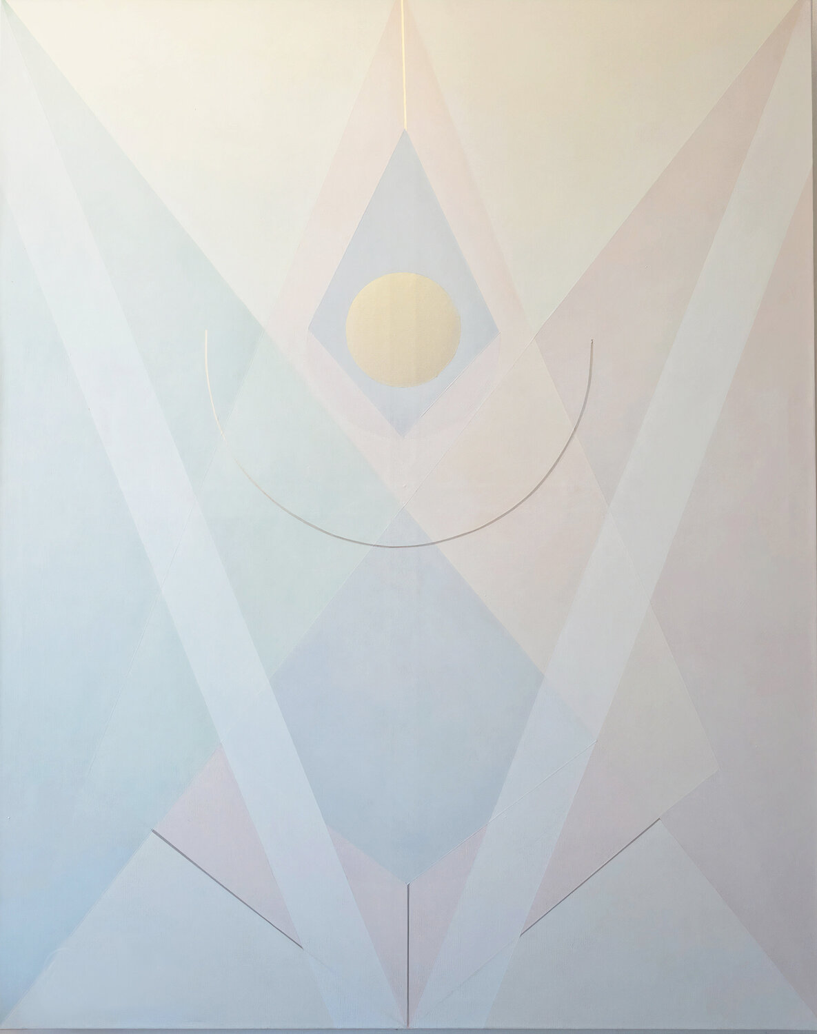 EL Agape, the Banquet Alejandra Repetto Escardó Original painting for sale