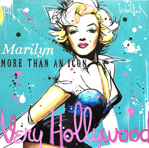 Marilyn Monroe, very Hollywood by Patrick Cornée, Painting for Sale on Select