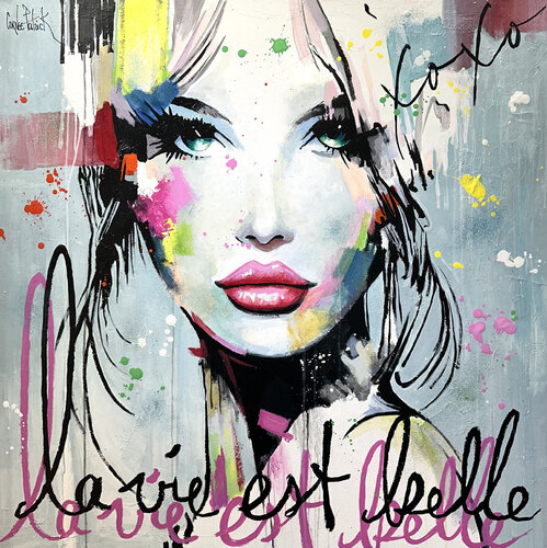 La vie est belle, XOXO by Patrick Cornée, Painting for Sale on Select