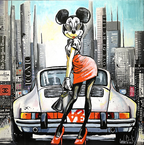 Minnie Mouse, my life in New York by Patrick Cornée, Painting for Sale on Select