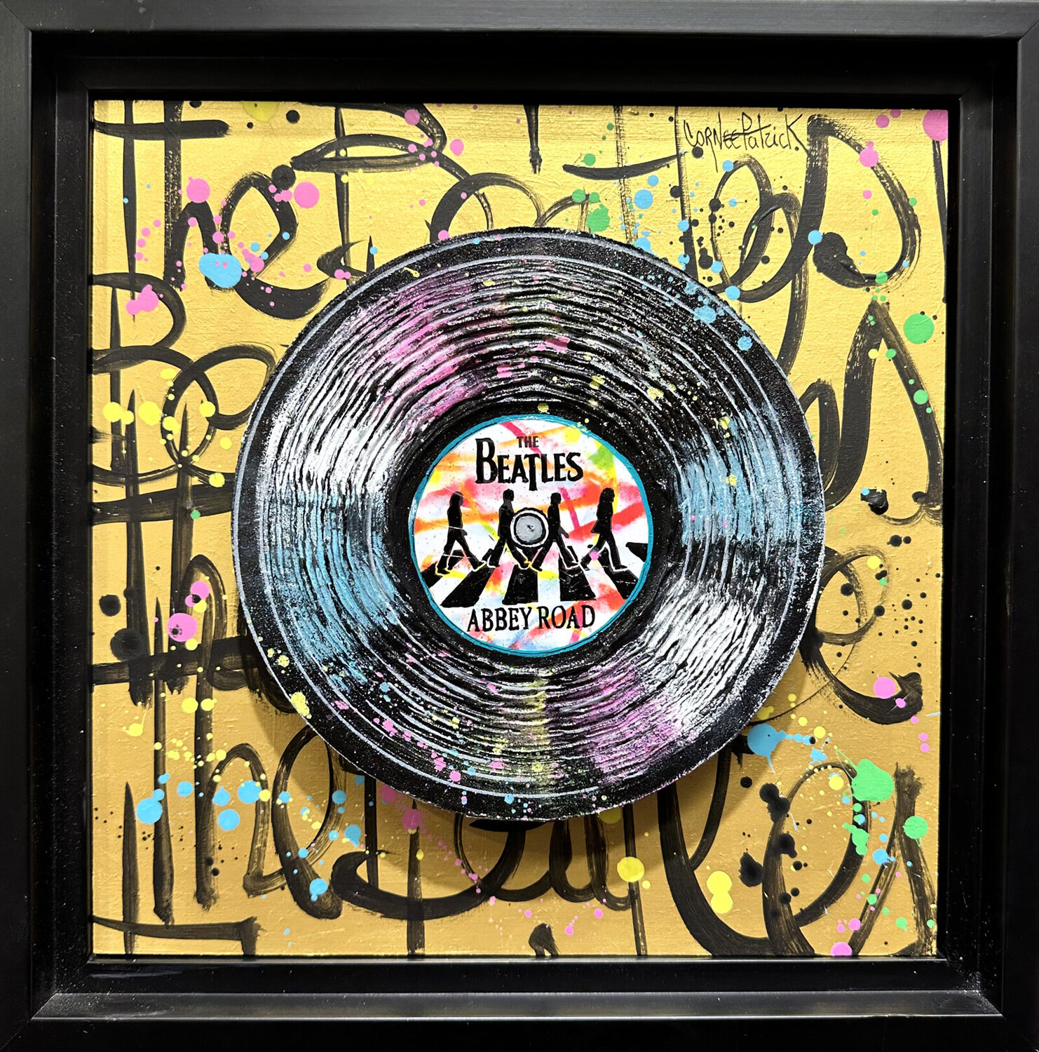 The Beatles, Abbey road Patrick Cornée Original painting for sale