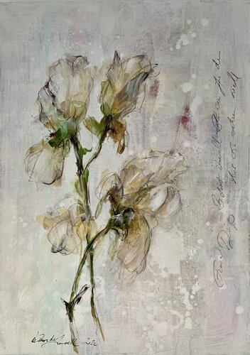 Floral things I by Marion Doxie Delaubell, Painting for Sale on Select