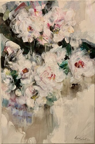 Im Rosengarten  II by Marion Doxie Delaubell, Painting for Sale on Select