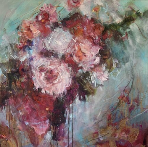 Round II by Marion Doxie Delaubell, Painting for Sale on Select