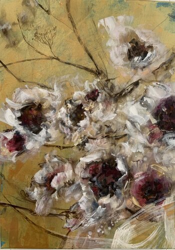 Goldene Stunde ll by Marion Doxie Delaubell, Painting for Sale on Select