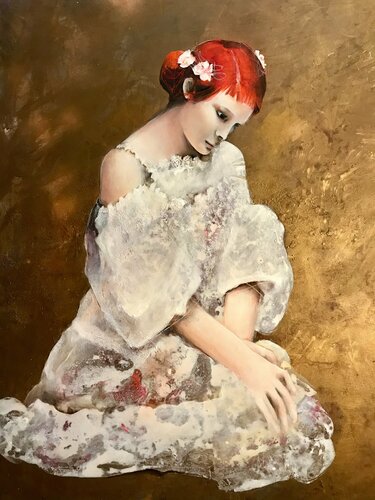 retour sur soi-même by Marion Doxie Delaubell, Painting for Sale on Select