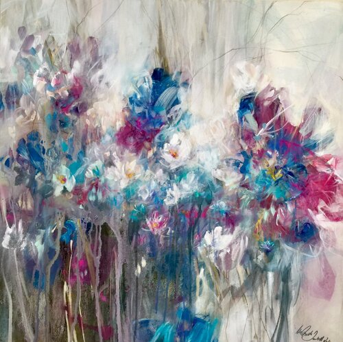 Blue mood by Marion Doxie Delaubell, Painting for Sale on Select
