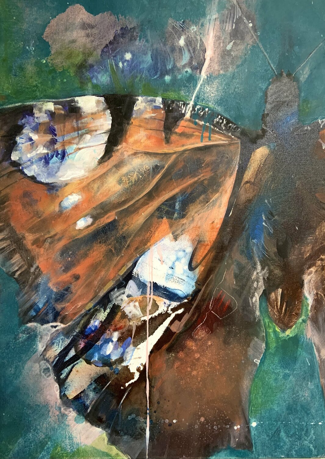 Falter I Marion Doxie Delaubell Original painting for sale