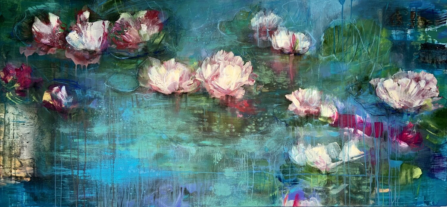 Andere Wasser Marion Doxie Delaubell Original painting for sale