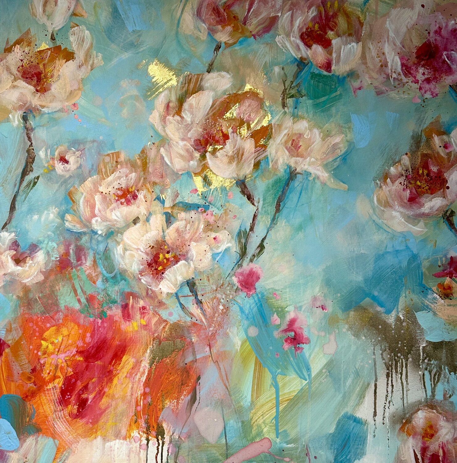 the graces  II Marion Doxie Delaubell Original painting for sale