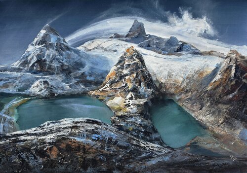 Agartha - On the path to Valhalla -7 by Ivan Grozdanovski, Painting for Sale on Select