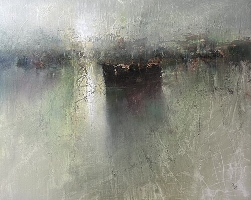 Harbor of destroyed dreams - All Tomorrow For One Yesterday by Ivan Grozdanovski, Painting for Sale on Select