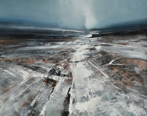 Agartha - On the path of frozen thoughts by Ivan Grozdanovski, Painting for Sale on Select
