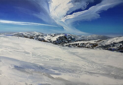 The sound of whiteness by Ivan Grozdanovski, Painting for Sale on Select