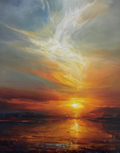 View of a thousand words 4 by Ivan Grozdanovski, Painting for Sale on Select