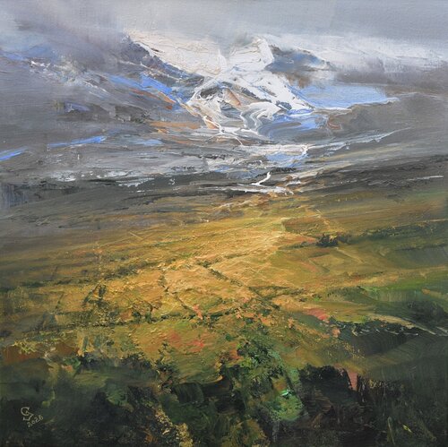 The secret of green valley - 27 by Ivan Grozdanovski, Painting for Sale on Select