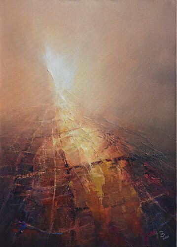 Agartha - A Dust Storm 2 by Ivan Grozdanovski, Painting for Sale on Select